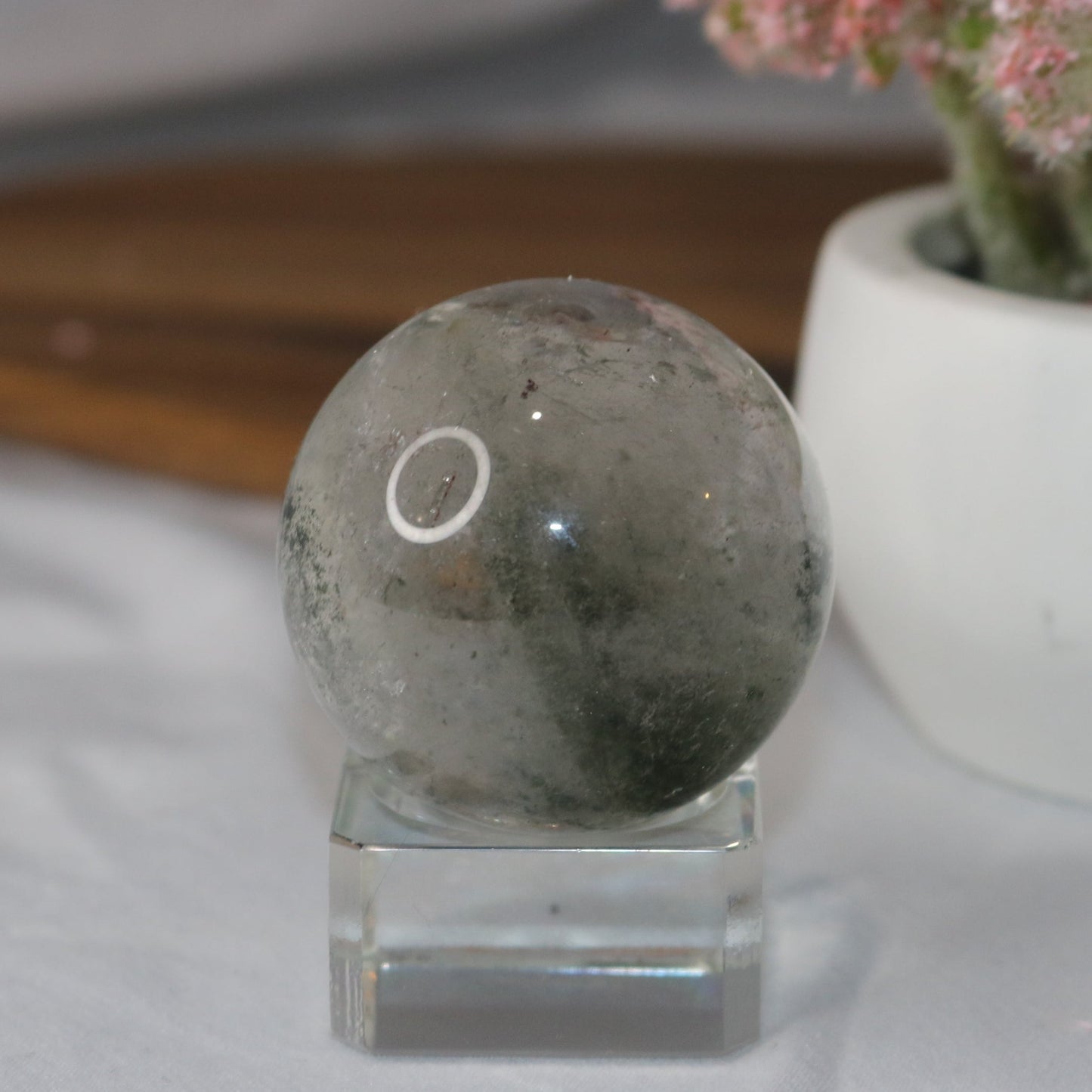 Uncommon Clear with Rainbow Garden Quartz