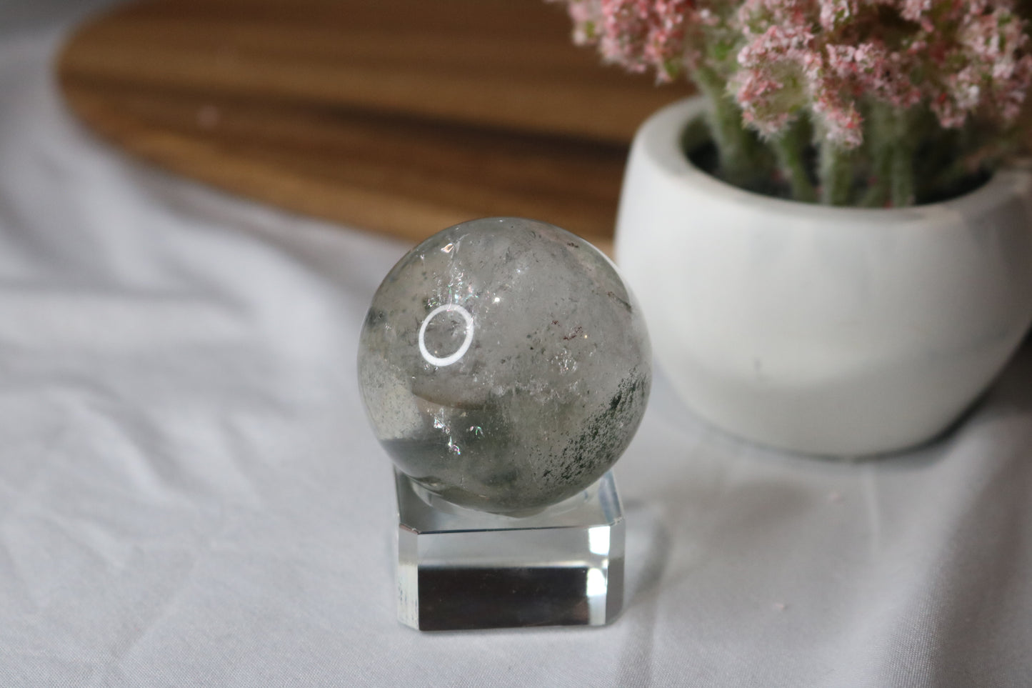 Uncommon Clear with Rainbow Garden Quartz