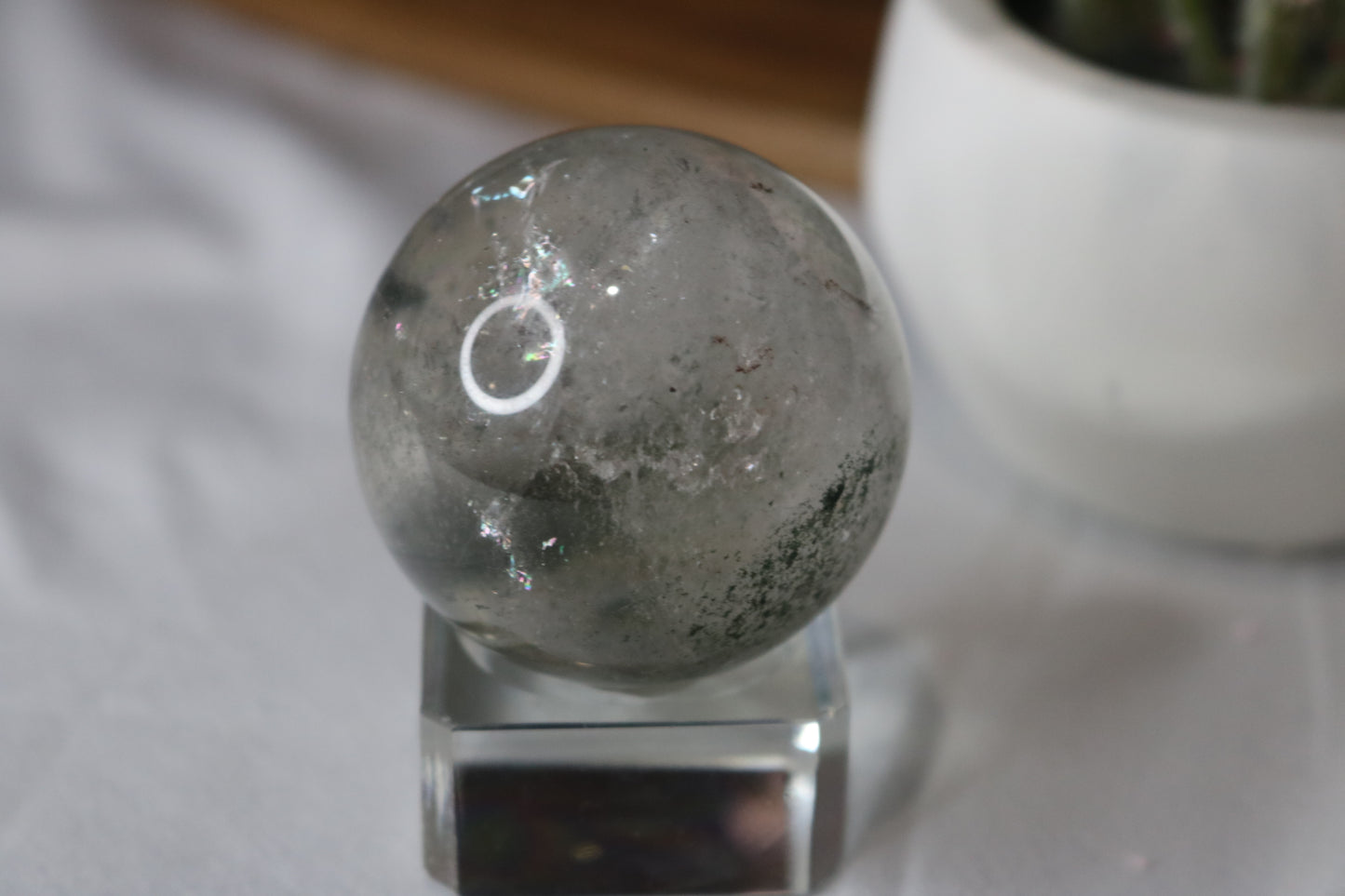 Uncommon Clear with Rainbow Garden Quartz