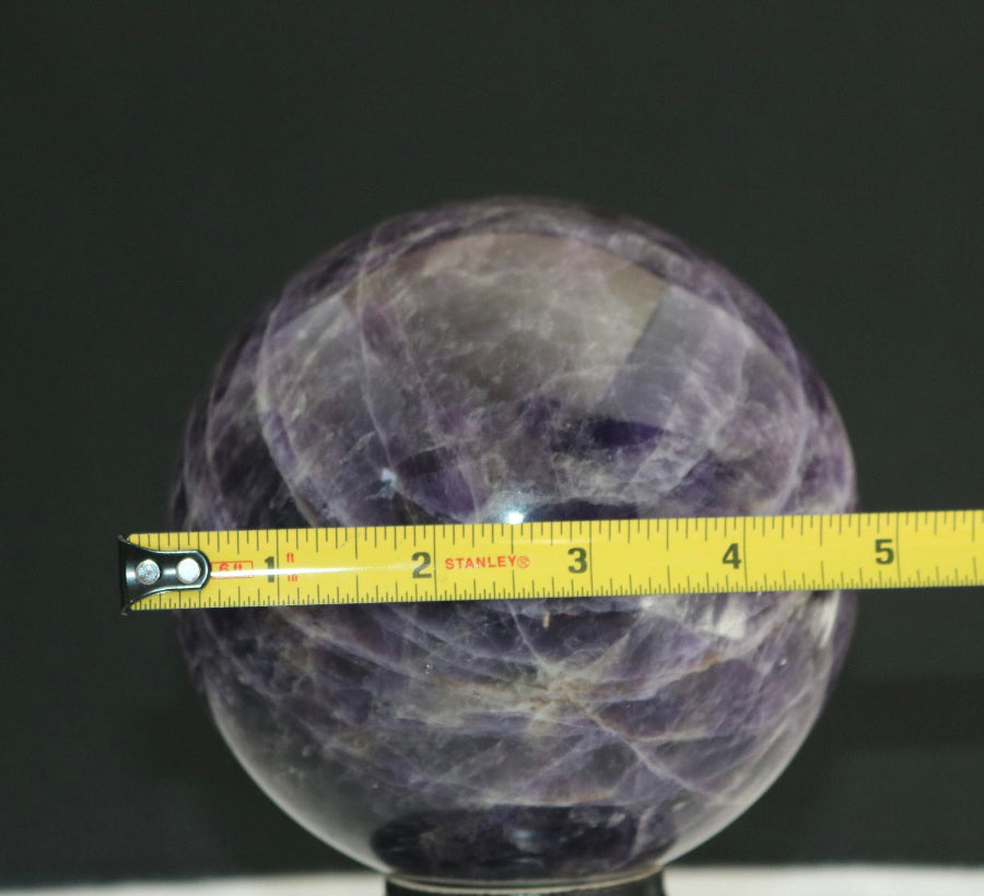 6lbs XL High Quality Natural Amethyst Polished Sphere/Amethyst Crystal Ball/6lbs Amethyst Crystal Ball