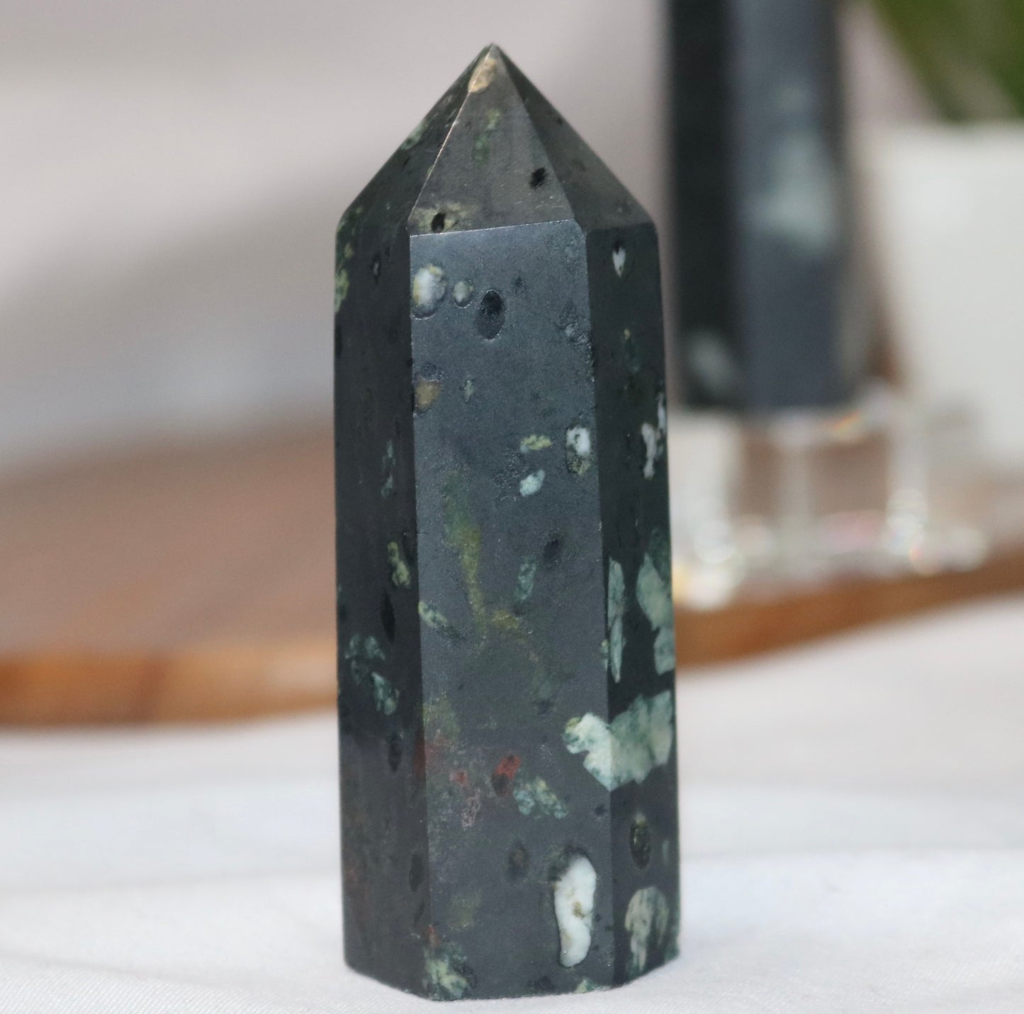 Unique Chinese Writing Stone Tower