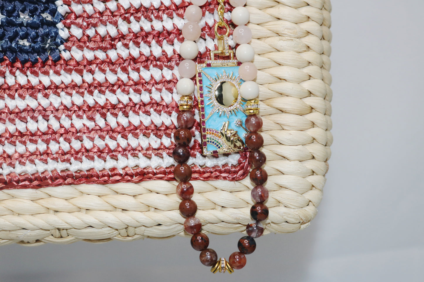 The Sun Tarot Purse Charm