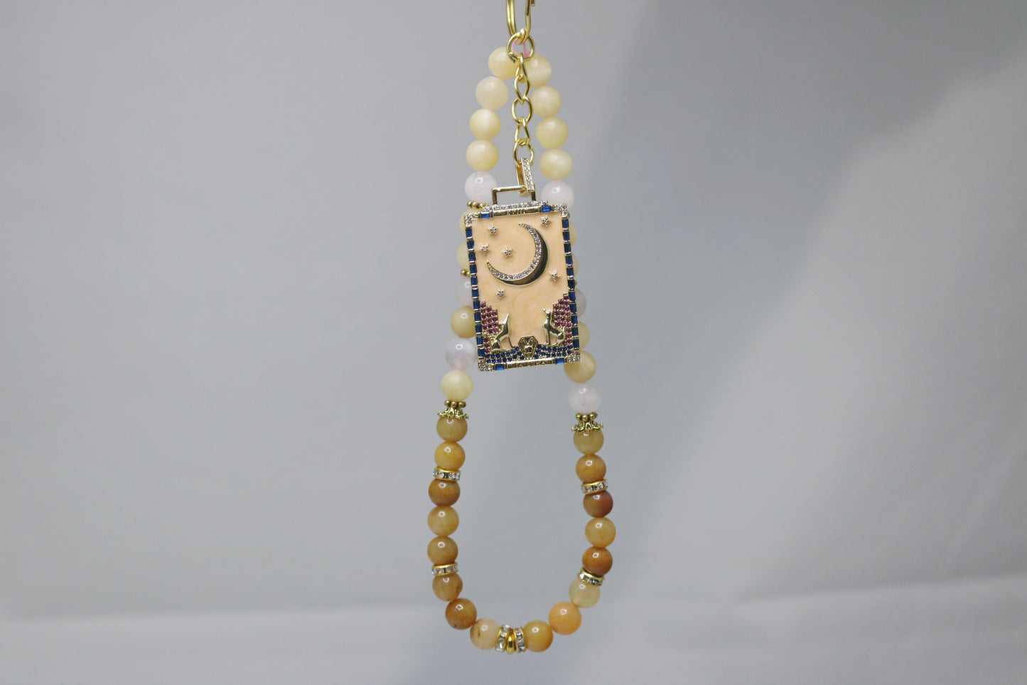 The Moon Tarot Purse Charm