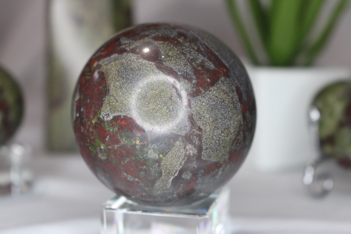 Dragon Blood Jasper Sphere