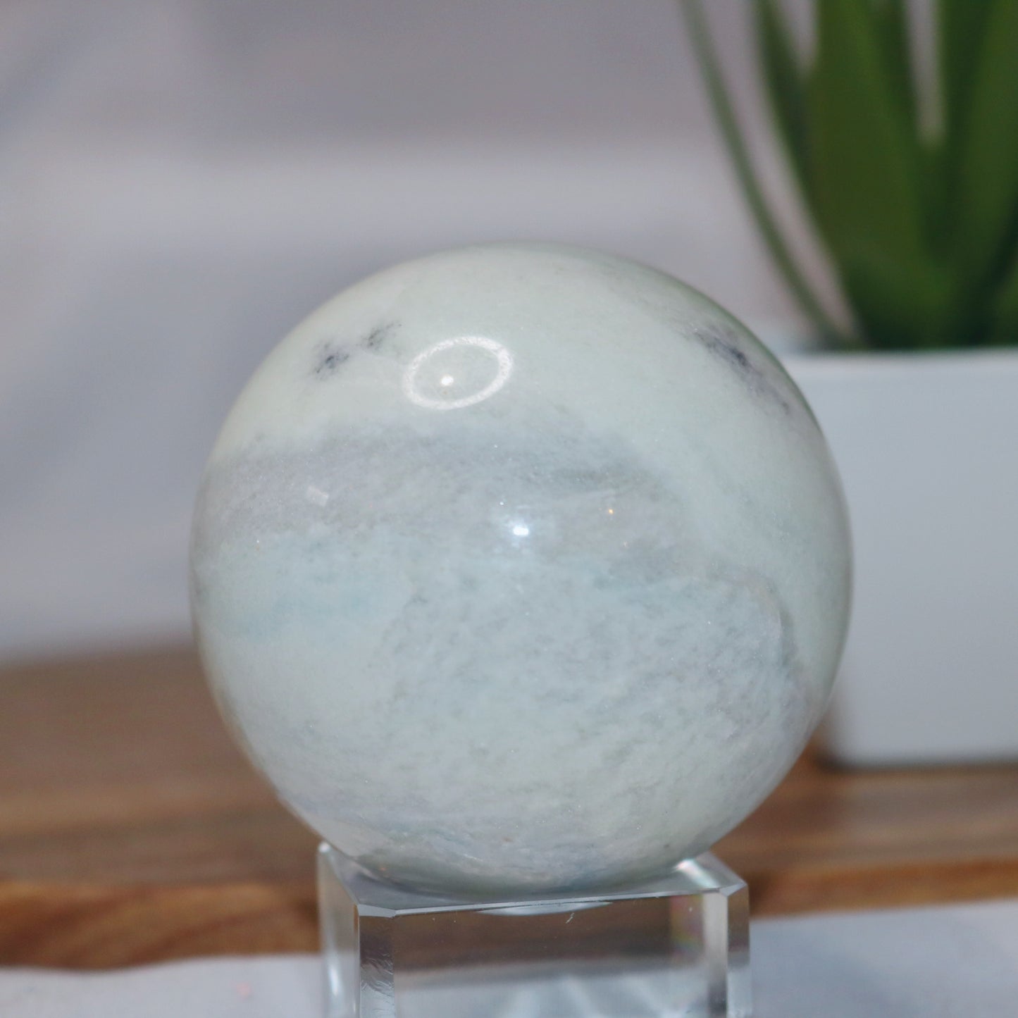 Light Blue Calcite Sphere