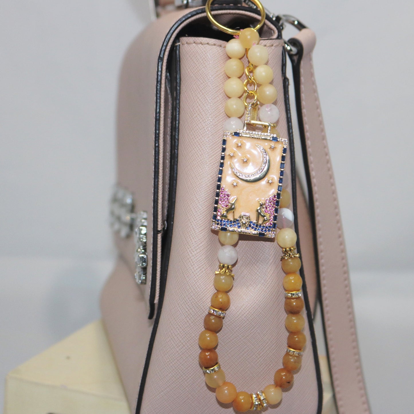 The Moon Tarot Purse Charm