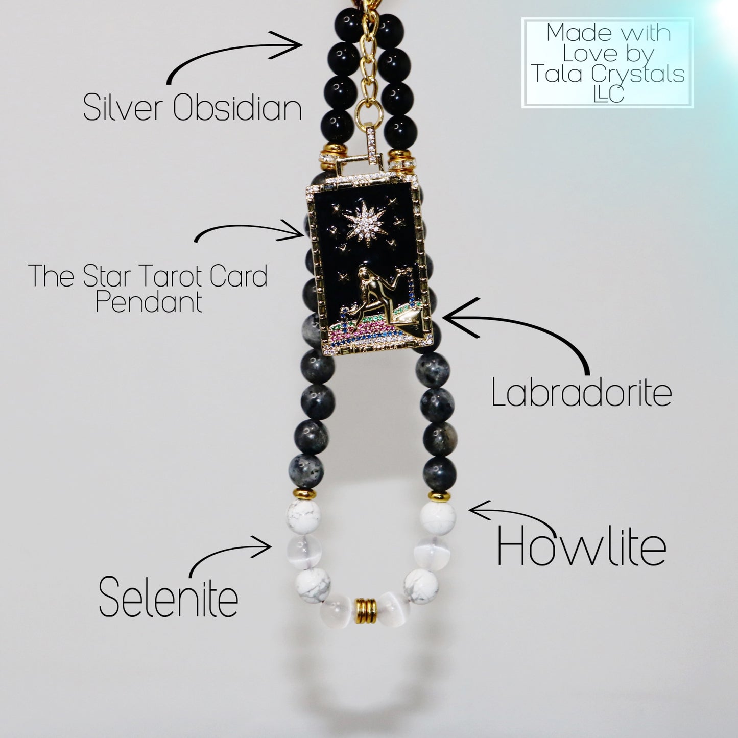 The Star Tarot Purse Charm