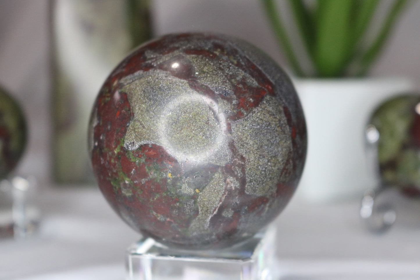 Dragon Blood Jasper Sphere