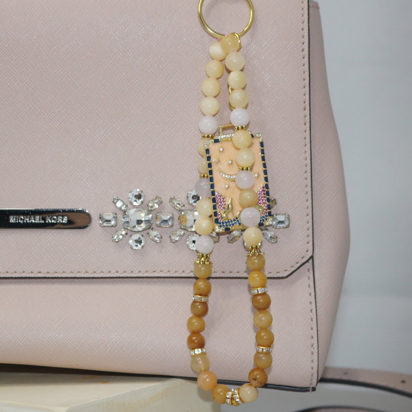 The Moon Tarot Purse Charm