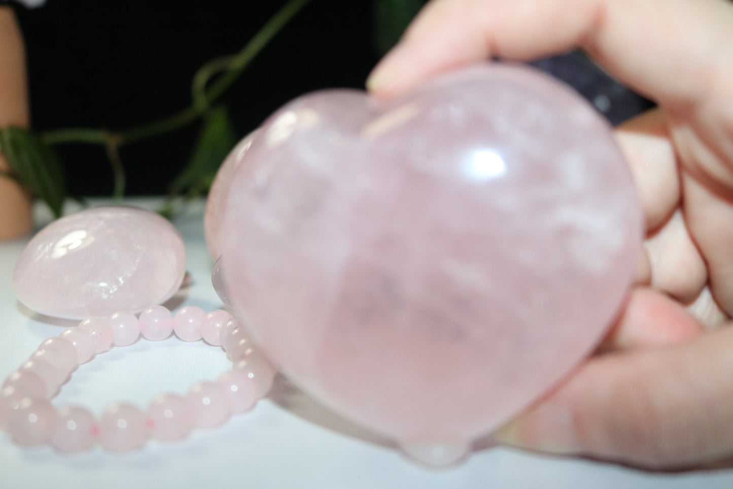 Rose Quartz Heartshape
