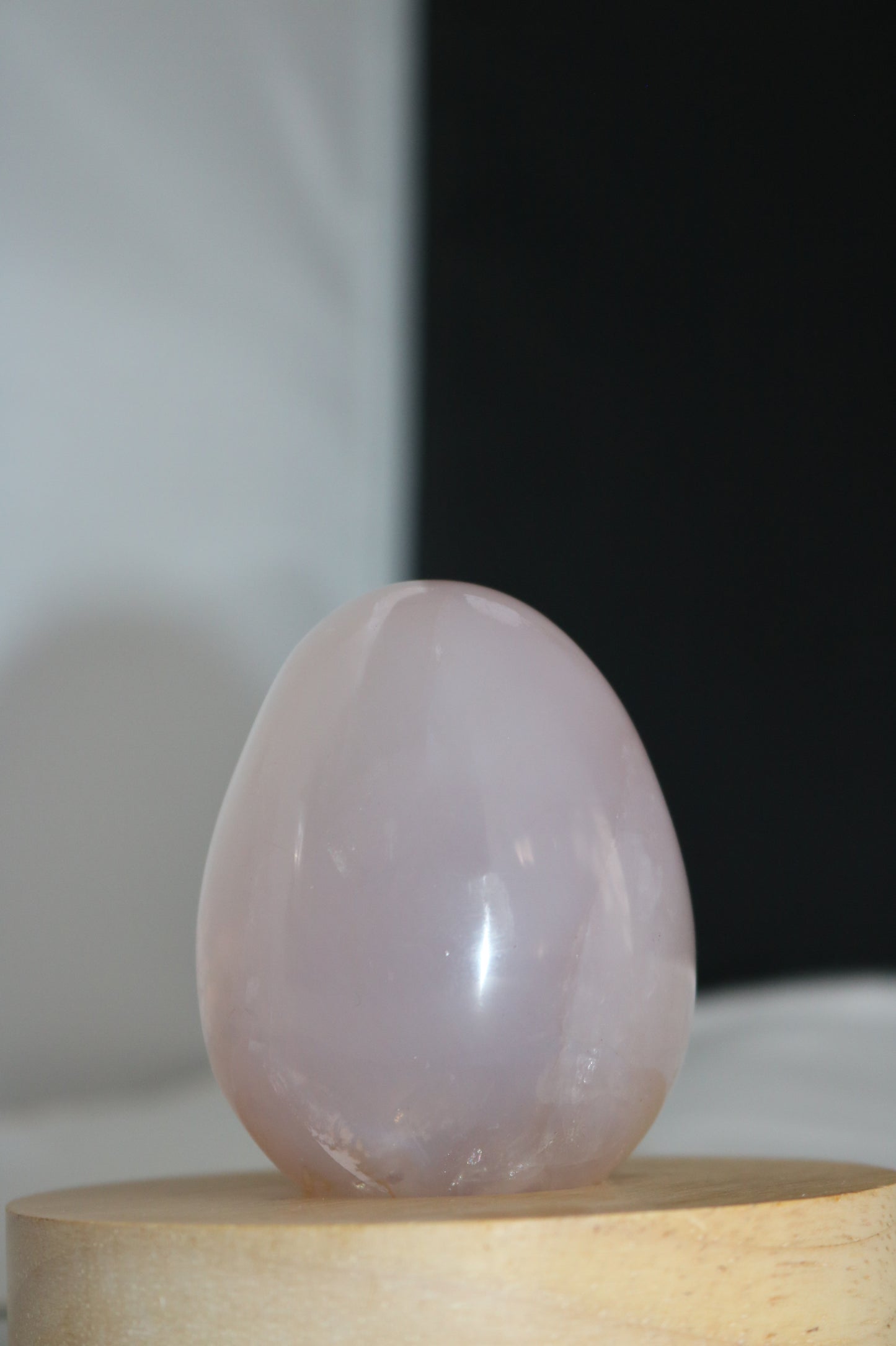 Rose Quartz Egg-shape