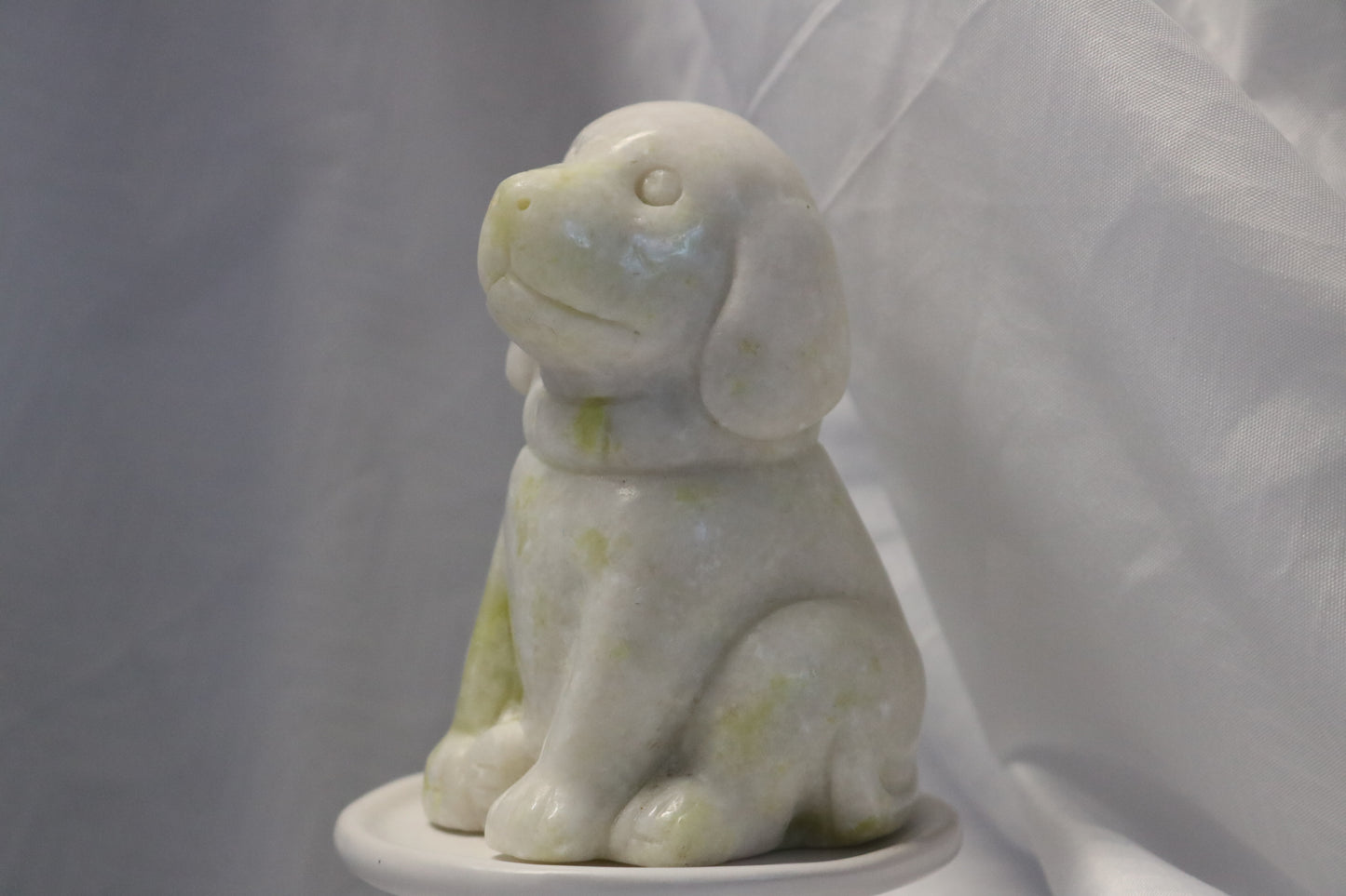 Dog Calcite Carving