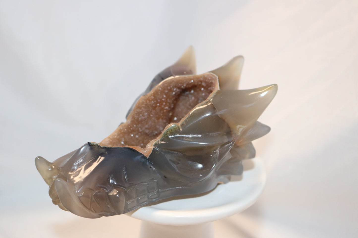 Druzy Dragon Orca Agate Crystal