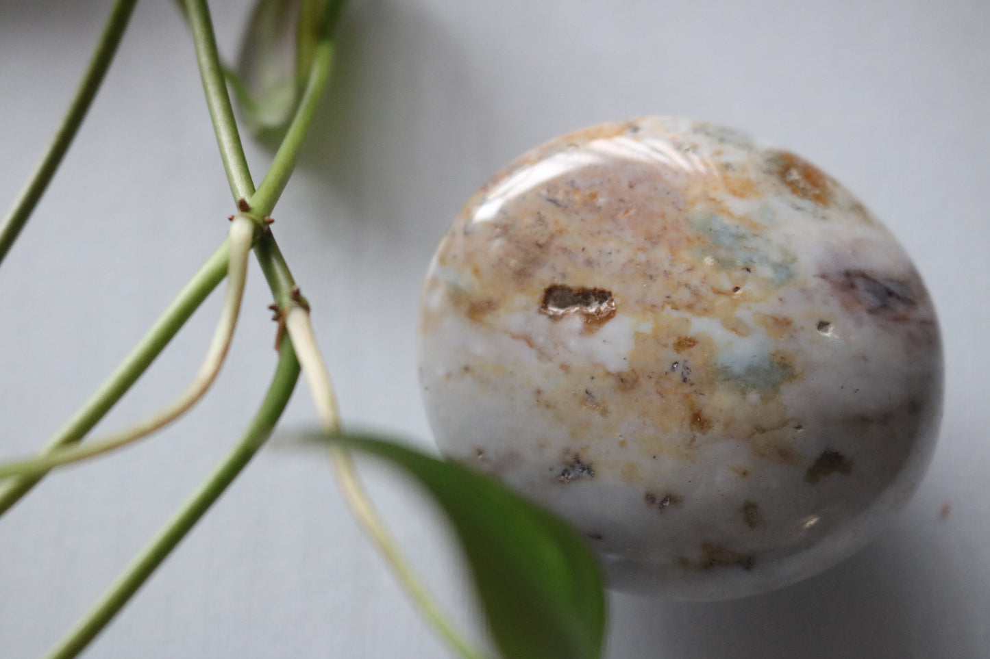 Druzy Ocean Jasper PalmStone