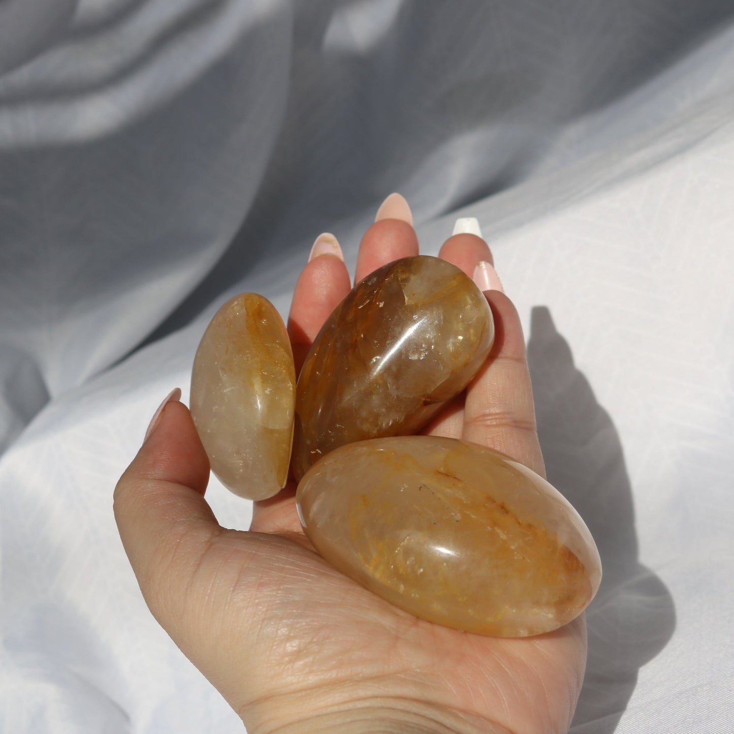 Golden Healer Palm Stone