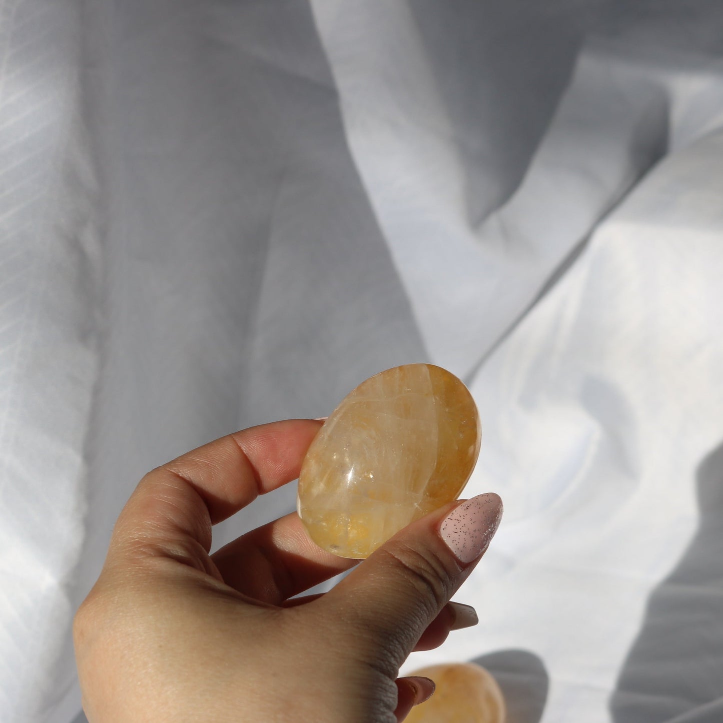 Golden Healer Palm Stone