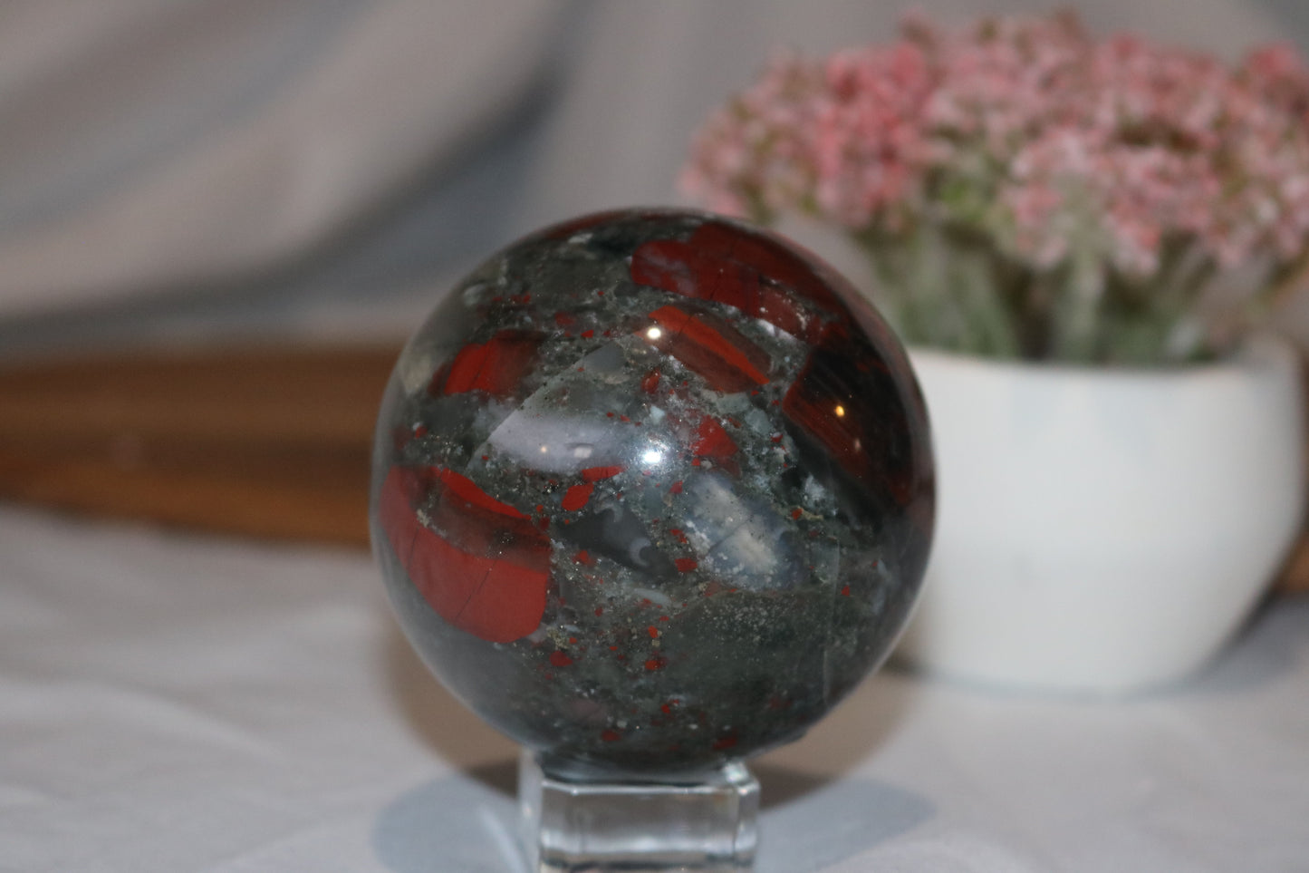 African Bloodstone Sphere (limited qty)