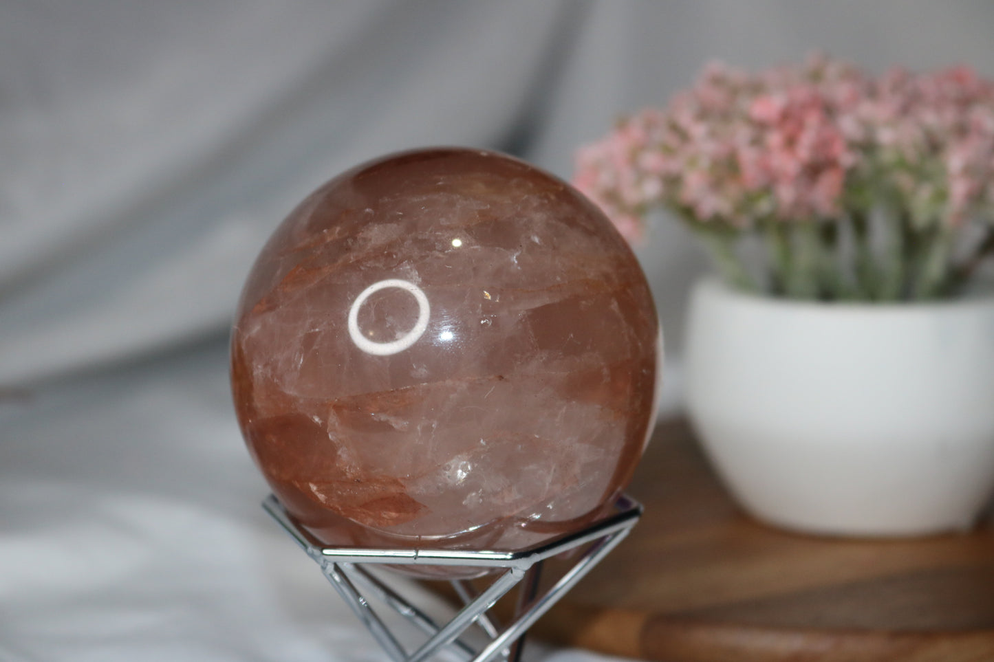 Fire Quartz Sphere