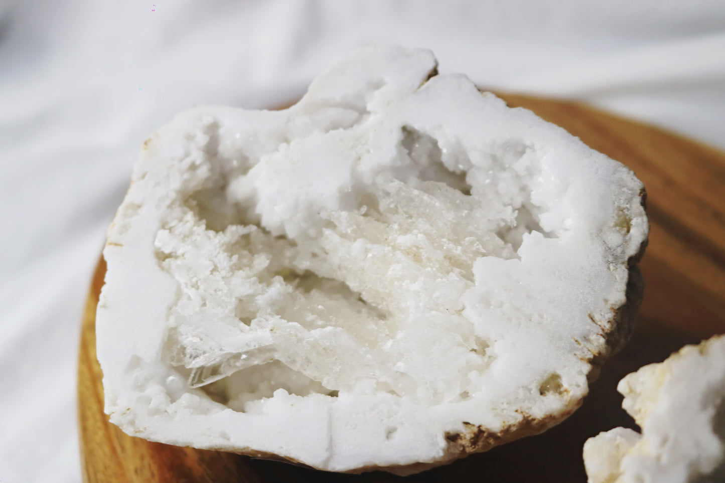 Raw and Precut Quartz Geode Specimen