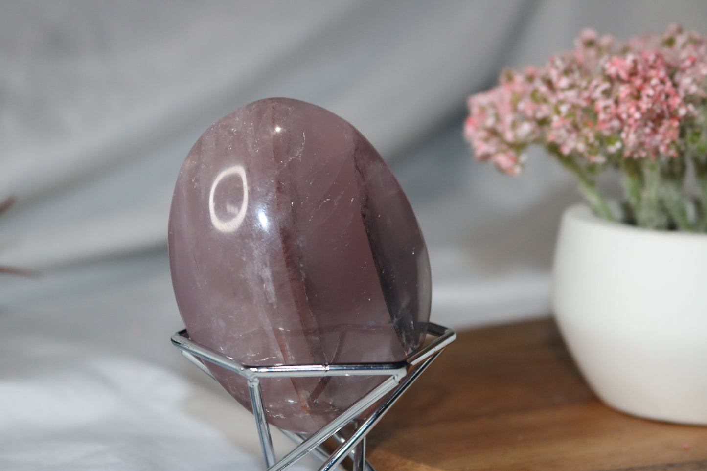 Fire Quartz Palmstone