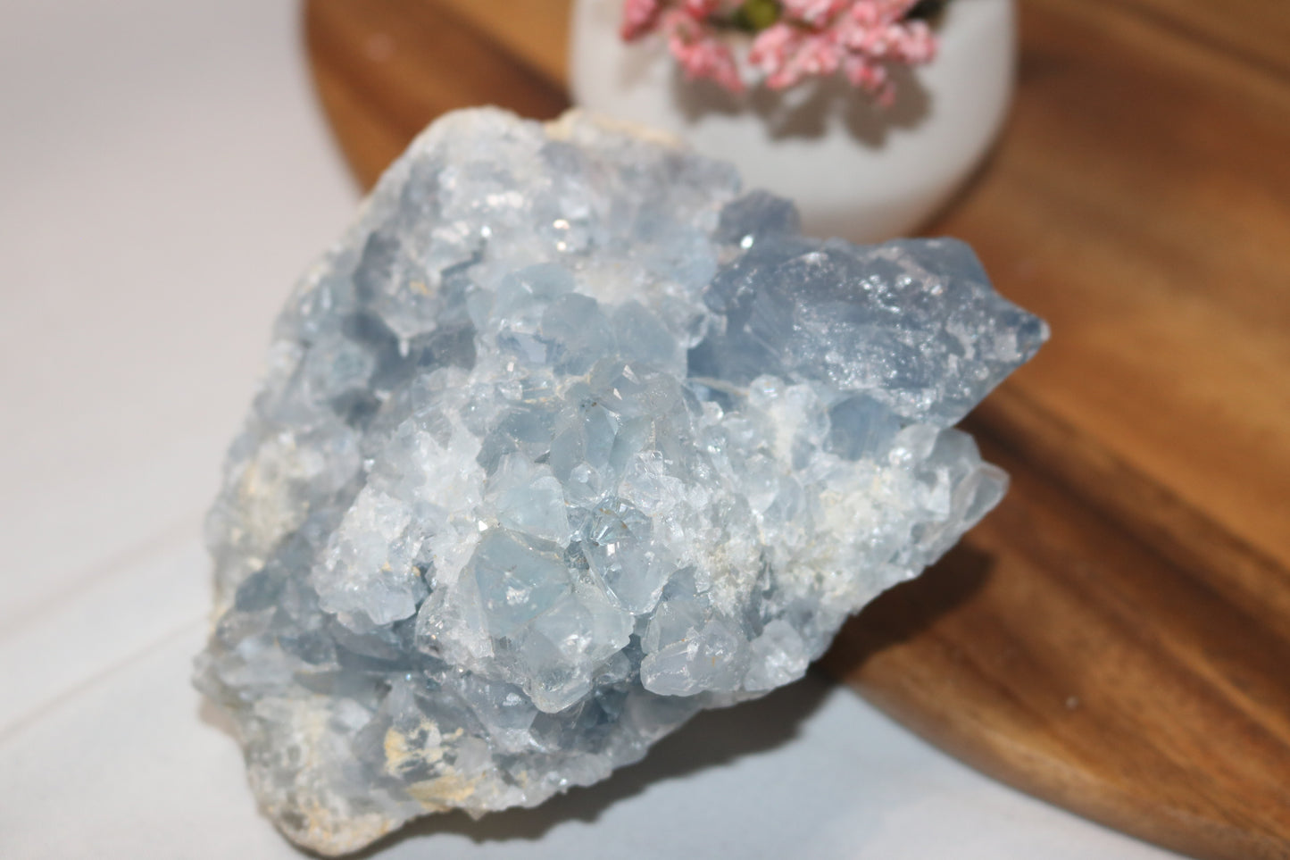 2lb Blue Celestite Cluster