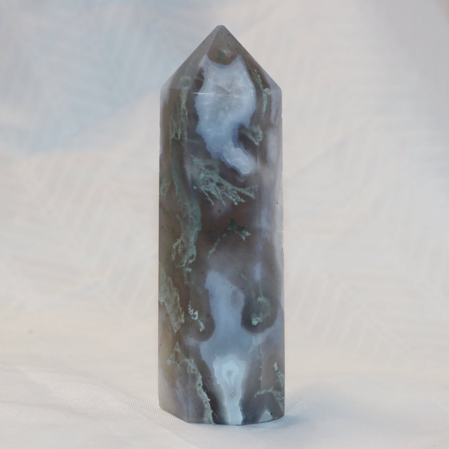 Rainforest Moss Agate Towers
