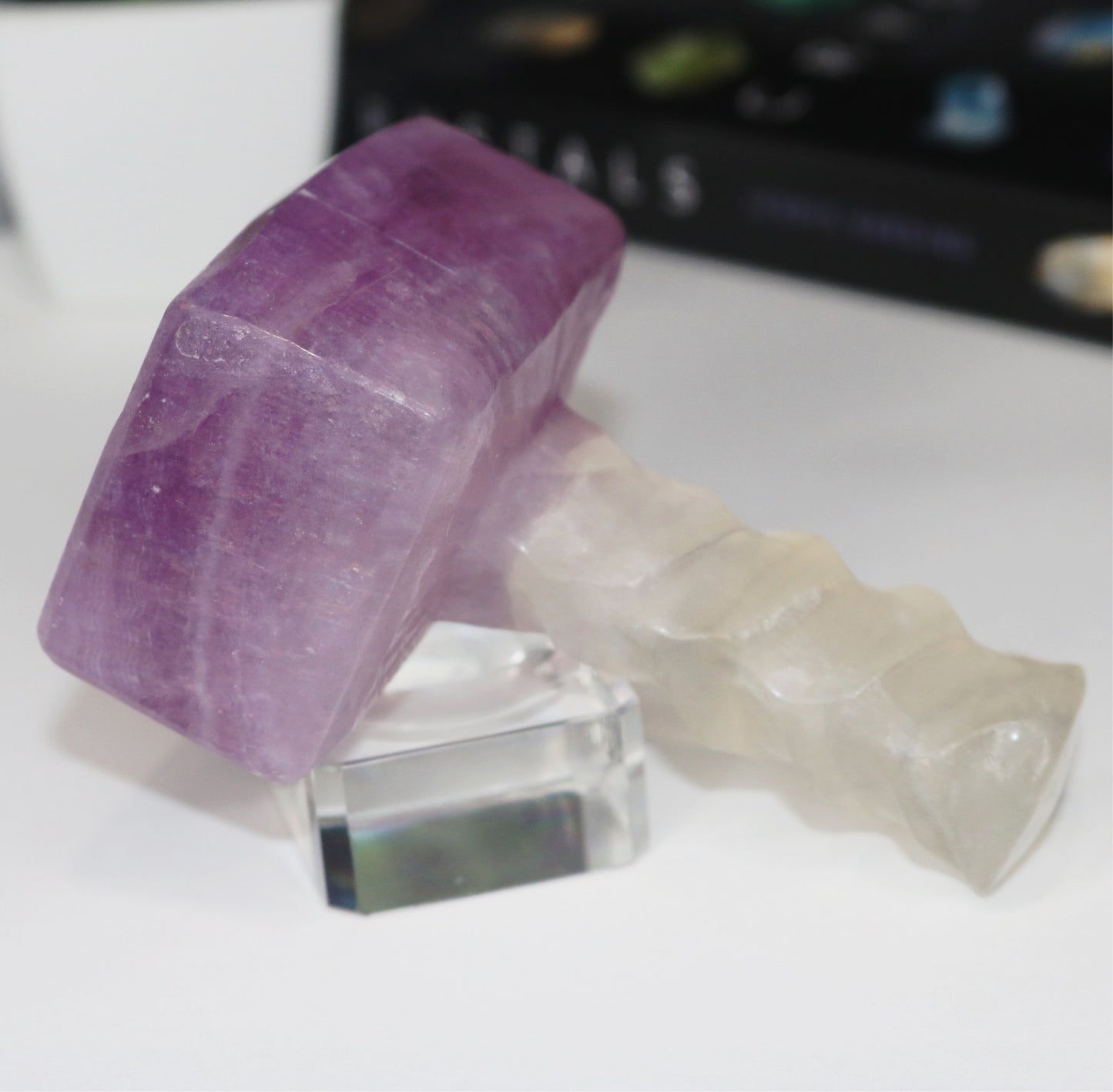 Purple Fluorite Hammer (Carved)