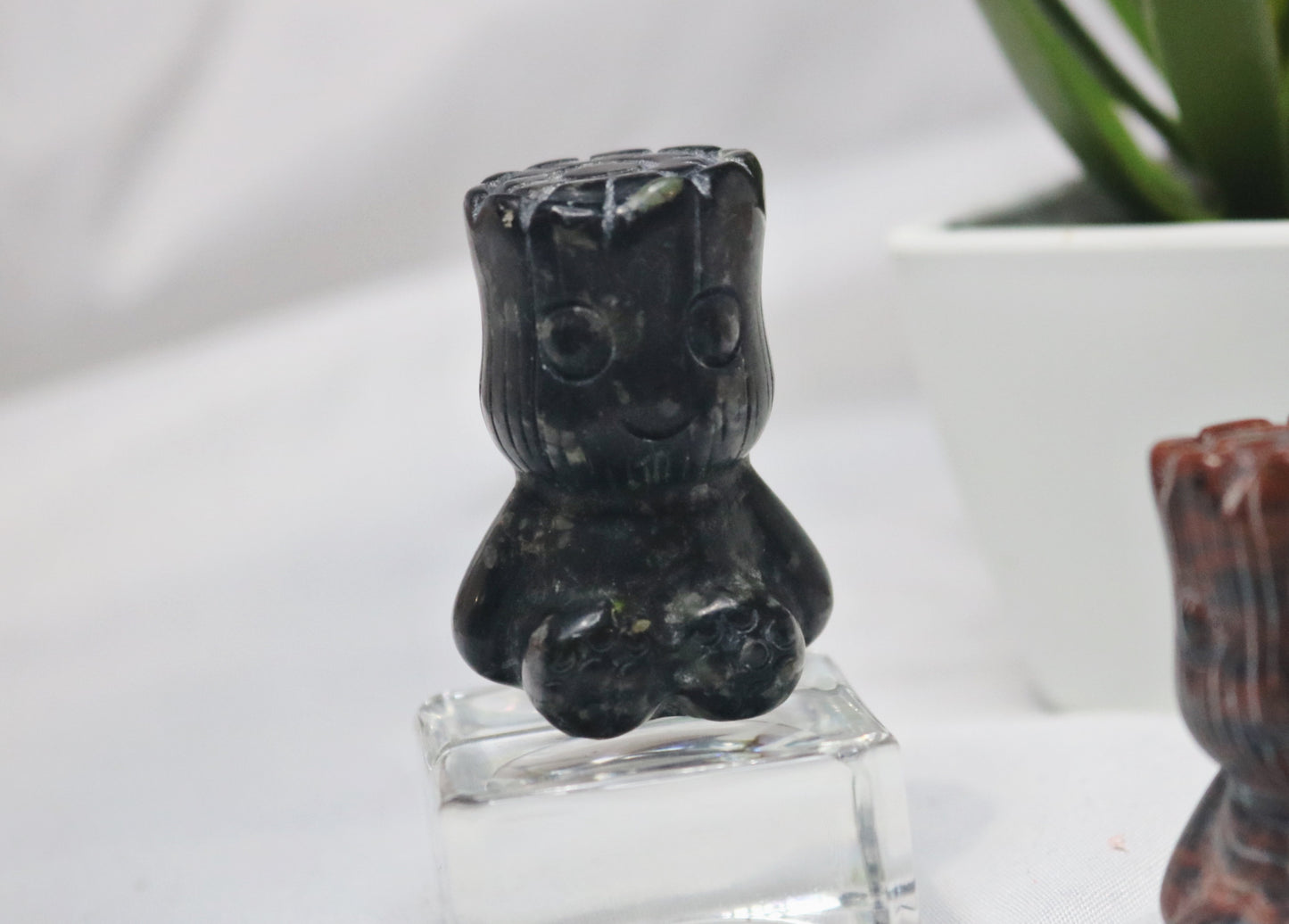 Baby Groot Crystal Carving