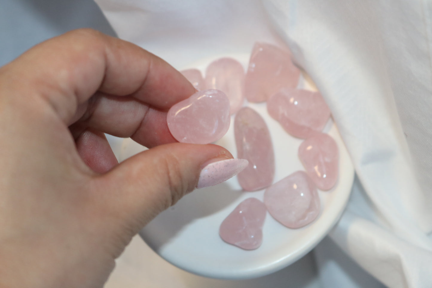 Rose Quartz Tumbles