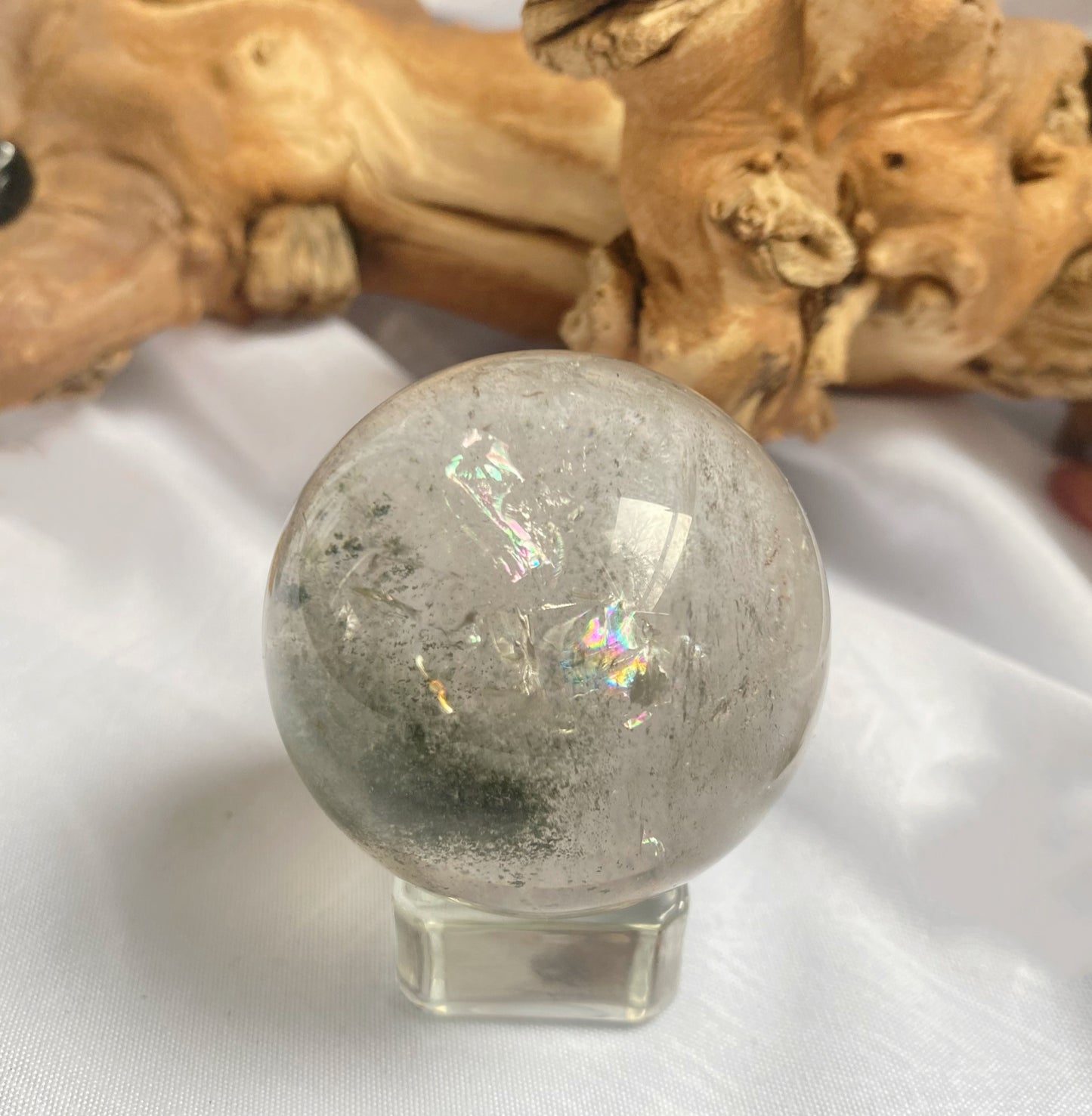 Uncommon Clear with Rainbow Garden Quartz