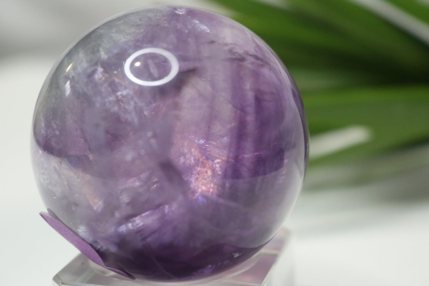 Purple Fluorite Sphere