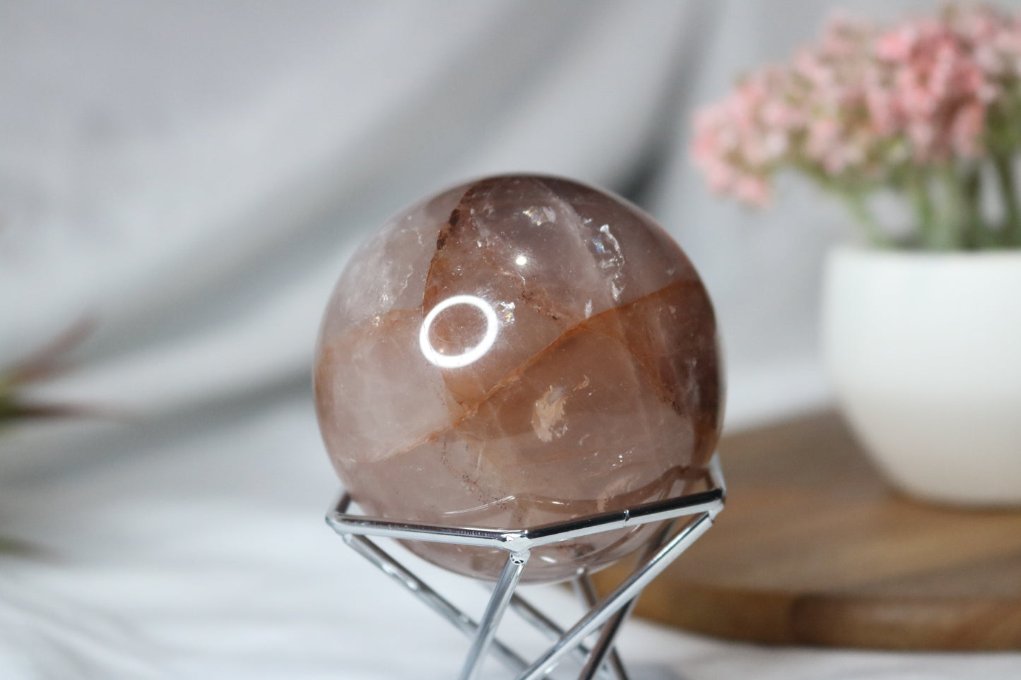 Fire Quartz Sphere