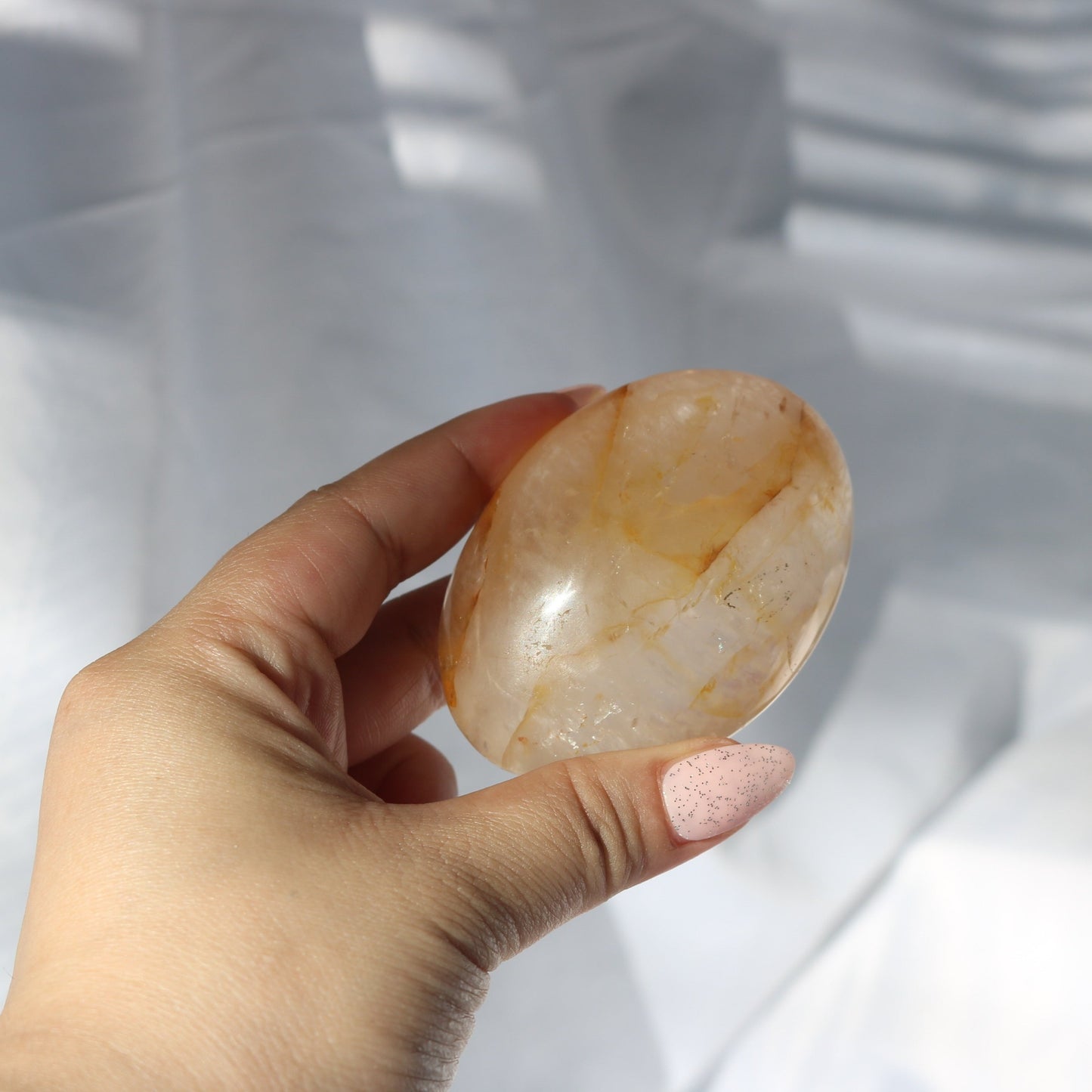 Golden Healer Palm Stone