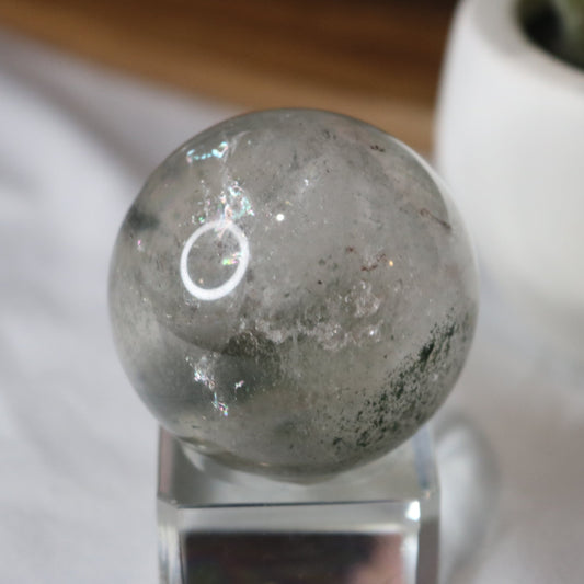 Uncommon Clear with Rainbow Garden Quartz