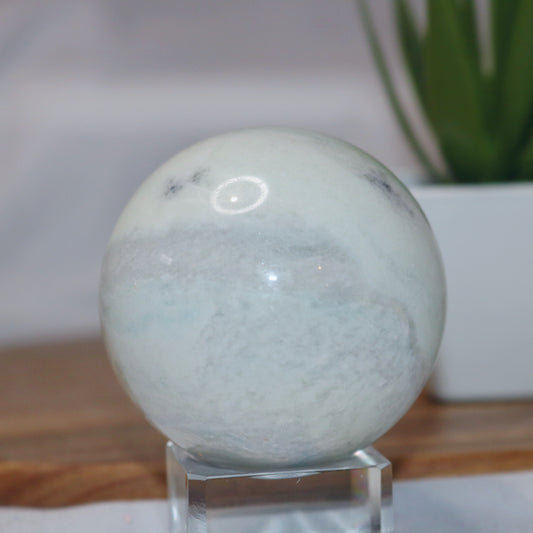 Light Blue Calcite Sphere