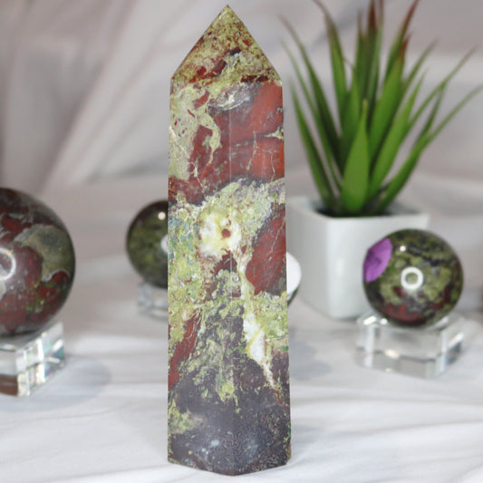 Dragon Blood Jasper Tower