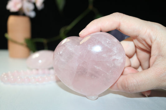 Rose Quartz Heartshape