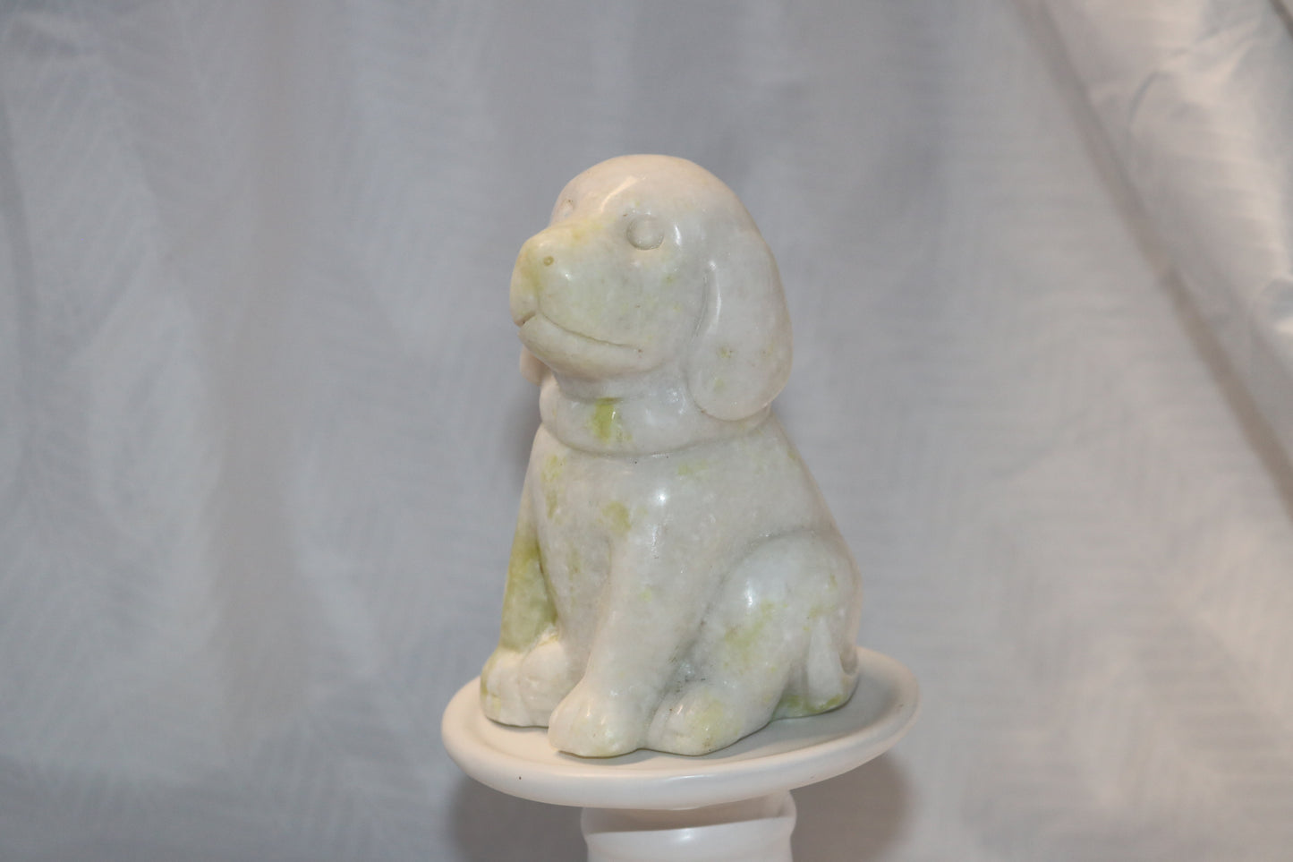 Dog Calcite Carving