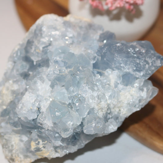 2lb Blue Celestite Cluster