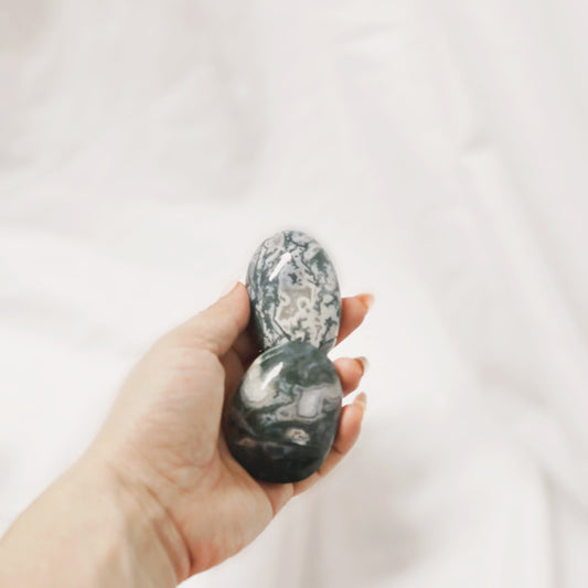 Moss Agate Palmstone