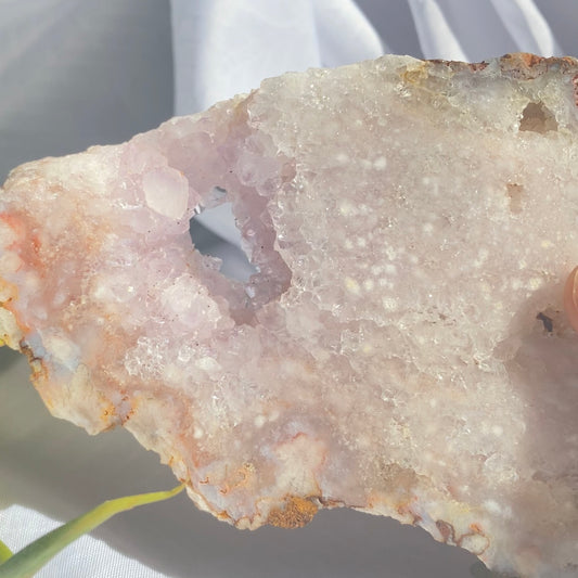 Cluster Pink Amethyst Slab