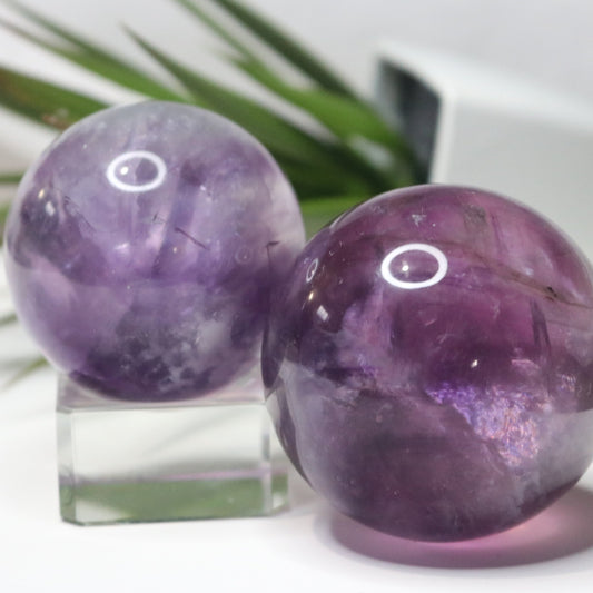 Purple Fluorite Sphere