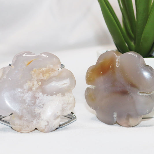Flower Agate Discs