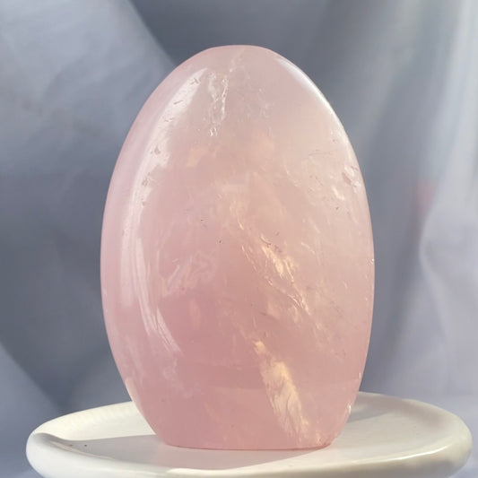 Rose Quartz -Mountain Carving