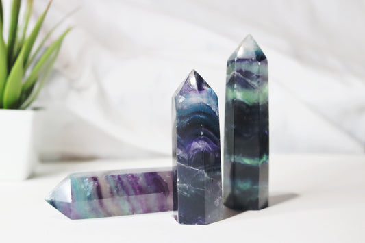 Rainbow Fluorite Tower