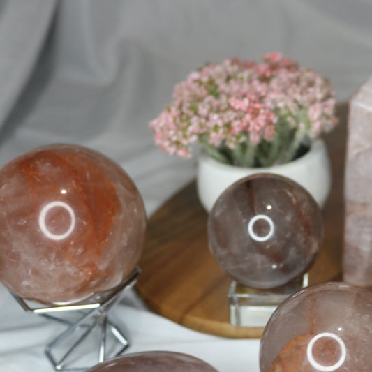 Fire Quartz Sphere