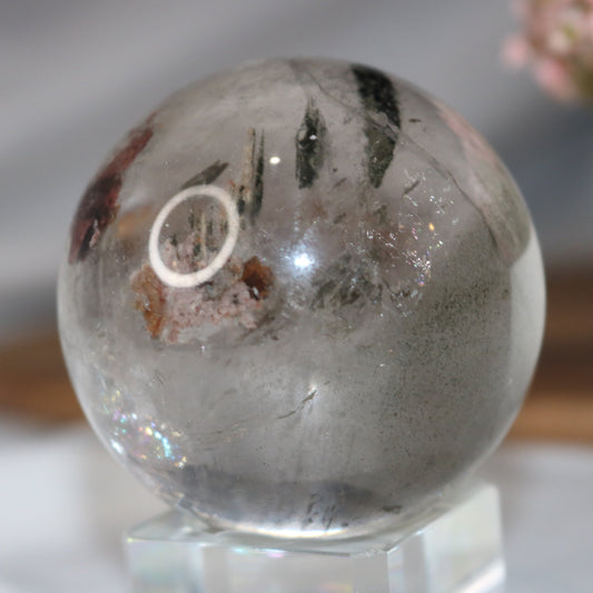 Uncommon Clear Garden Quartz Sphere