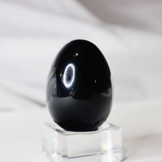 Black Obsidian Egg-shape